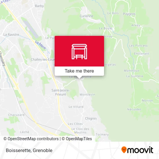 Boisserette map