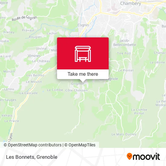 Les Bonnets map
