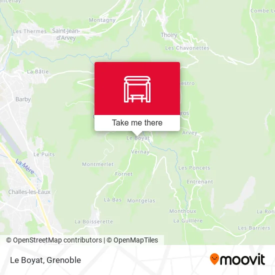 Le Boyat map
