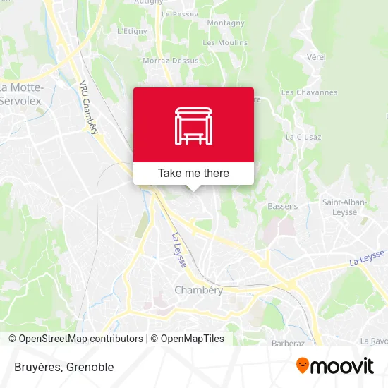 Bruyères map