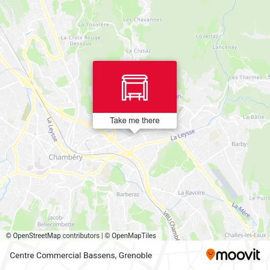 Centre Commercial Bassens map