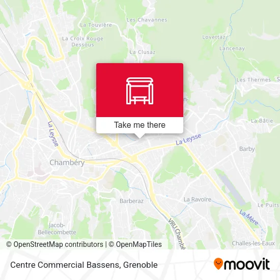 Centre Commercial Bassens map