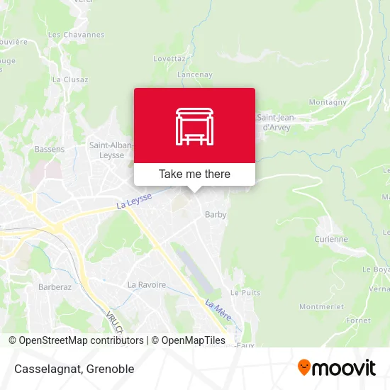 Casselagnat map