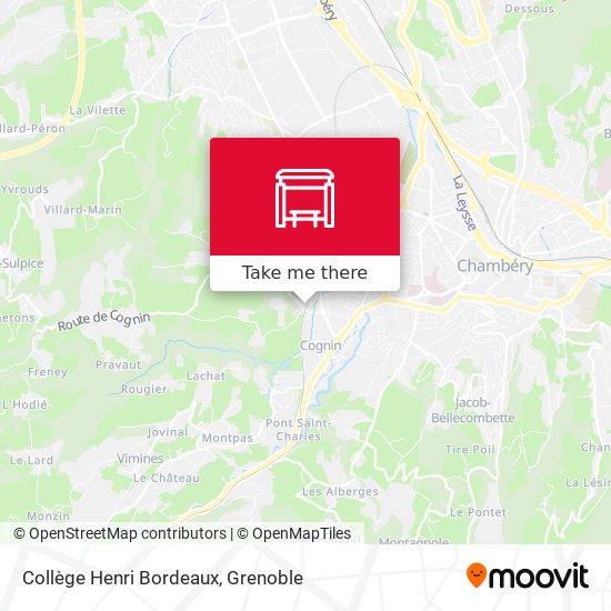 Collège Henri Bordeaux map