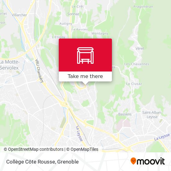 Collège Côte Rousse map