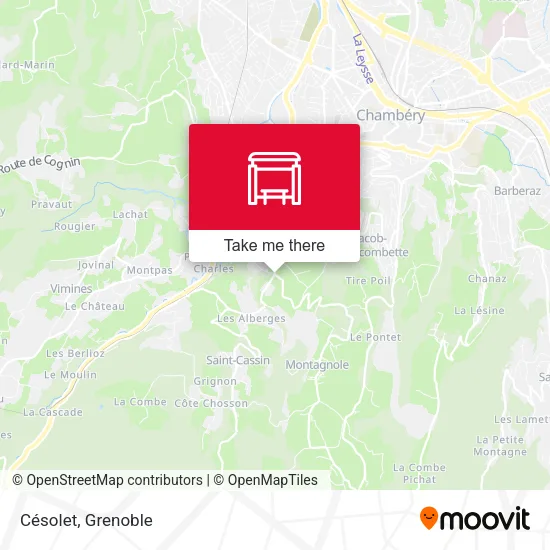 Césolet map