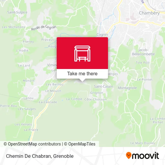 Chemin De Chabran map