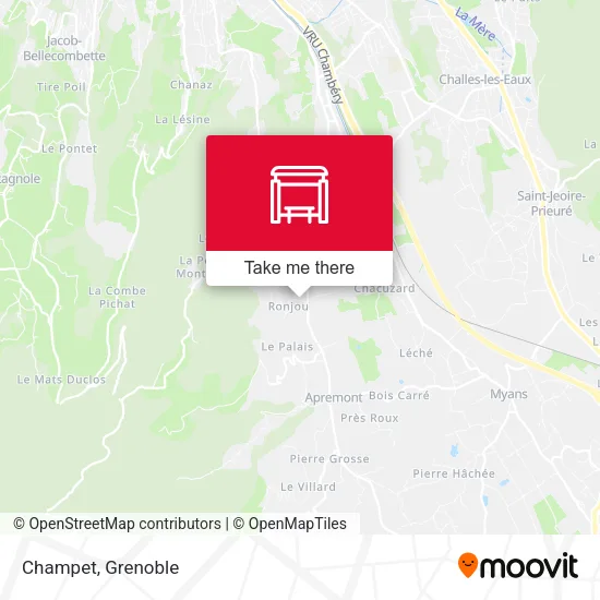 Champet map