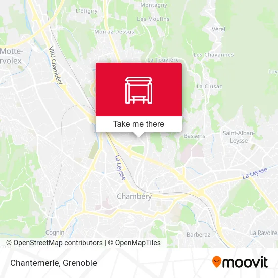 Chantemerle map