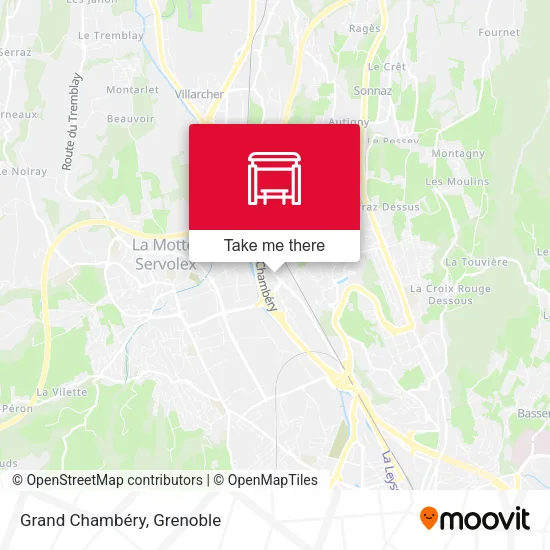 Grand Chambéry map