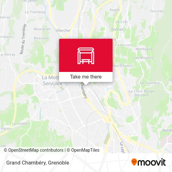 Grand Chambéry map