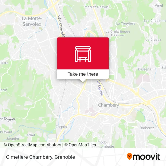 Cimetière Chambéry map