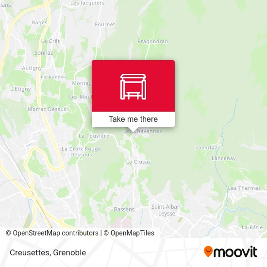 Creusettes map