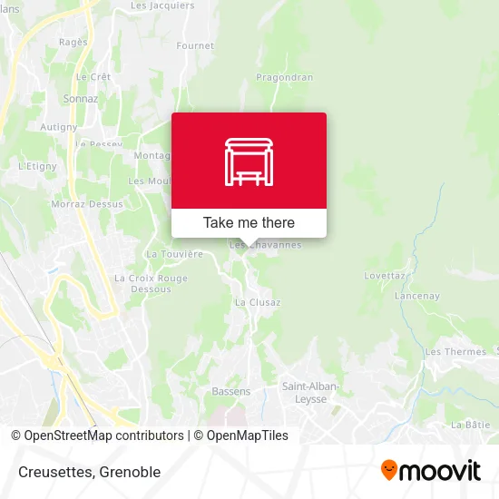 Creusettes map