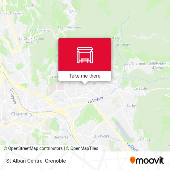 St-Alban Centre map