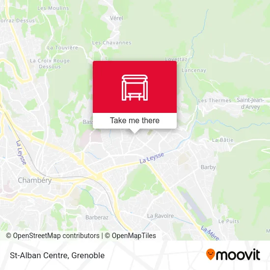 St-Alban Centre map