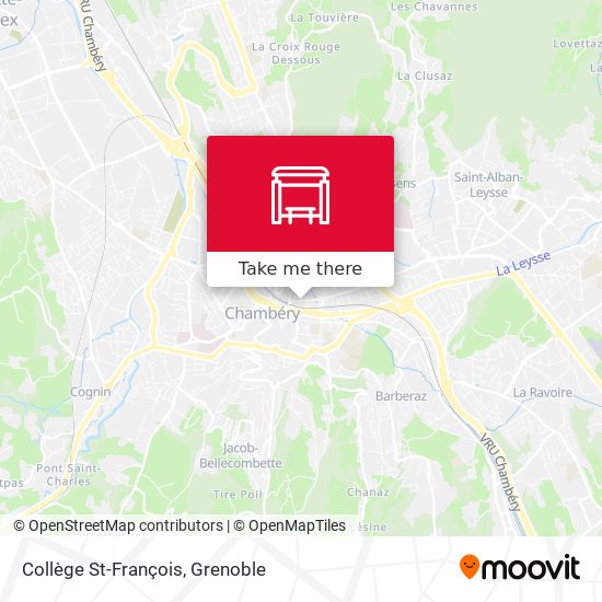 Collège St-François map