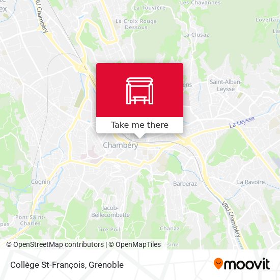 Collège St-François map
