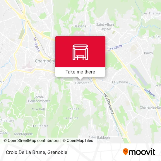 Croix De La Brune map