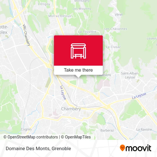 Domaine Des Monts map