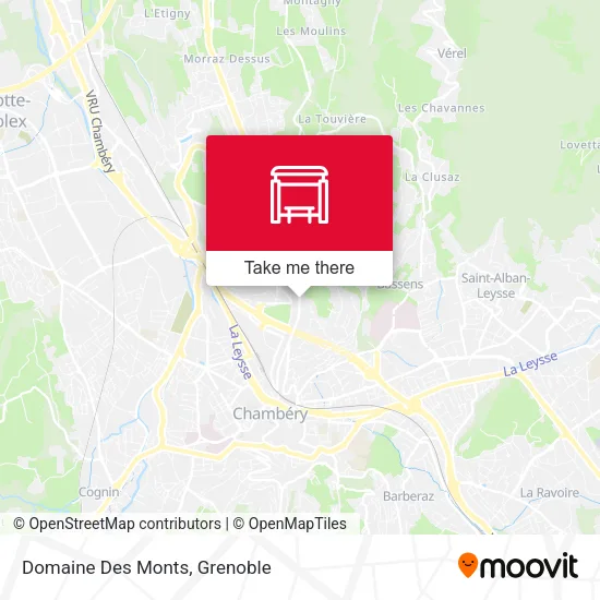 Domaine Des Monts map