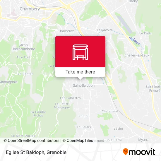 Eglise St Baldoph map