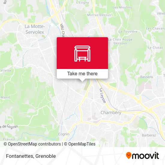 Fontanettes map