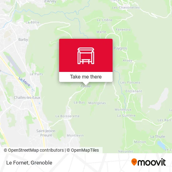 Le Fornet map