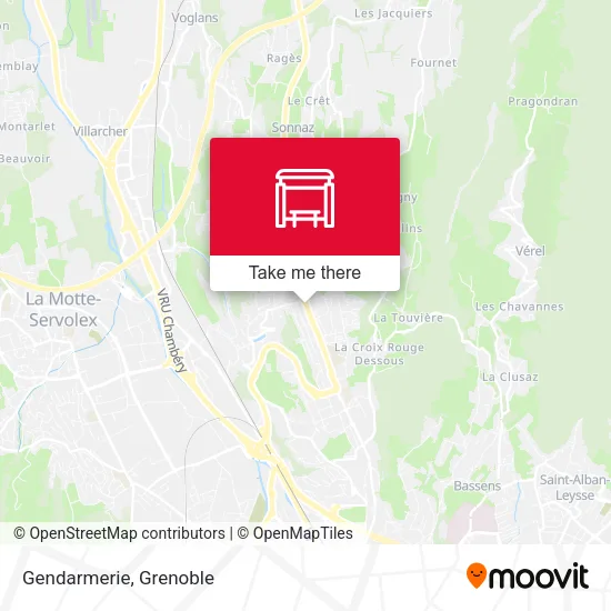 Gendarmerie map