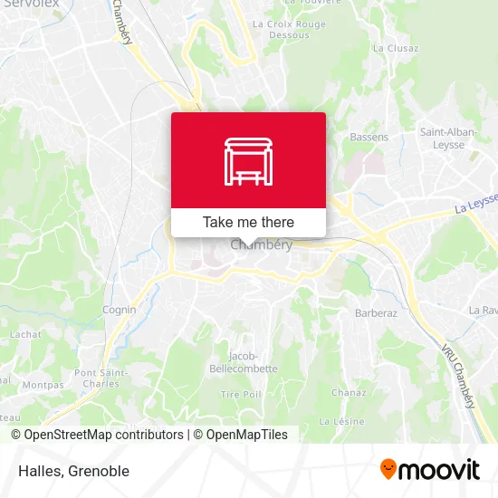 Halles map