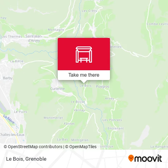 Le Bois map