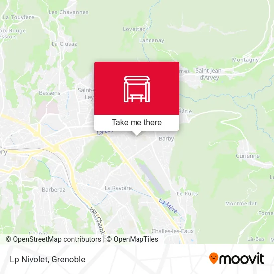 Lp Nivolet map