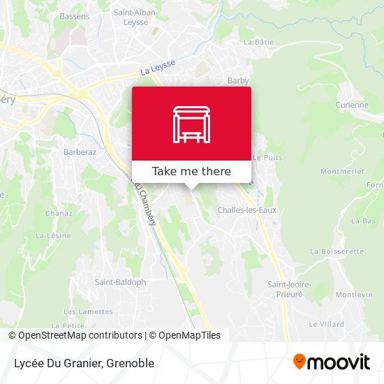 Lycée Du Granier map