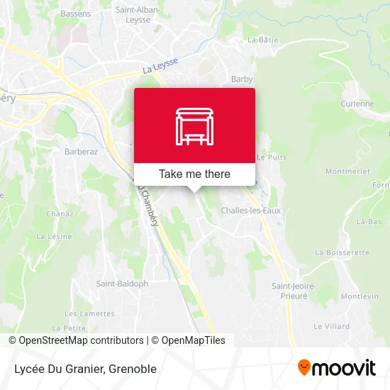 Lycée Du Granier map