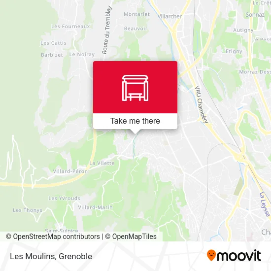 Les Moulins map