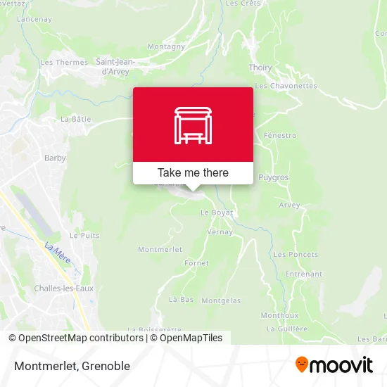 Montmerlet map