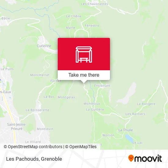 Les Pachouds map