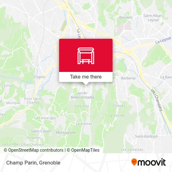 Champ Parin map