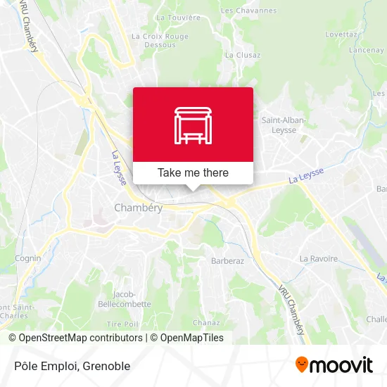 Pôle Emploi map