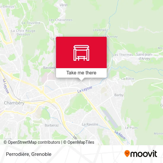 Perrodière map