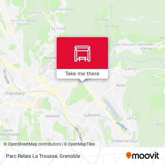 Parc Relais La Trousse map