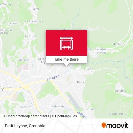 Petit Leysse map