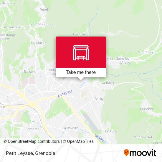 Petit Leysse map