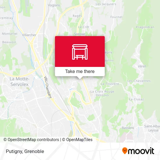 Putigny map