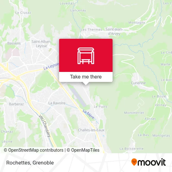 Rochettes map