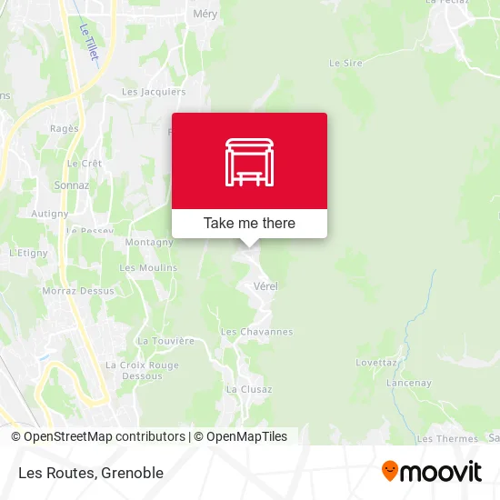 Les Routes map