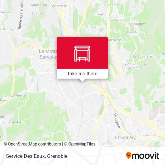 Service Des Eaux map