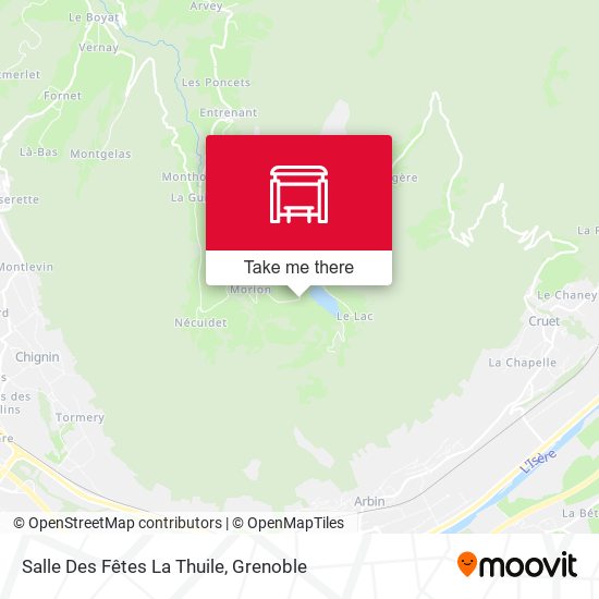 Salle Des Fêtes La Thuile map