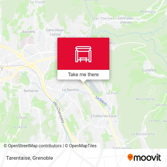 Tarentaise map