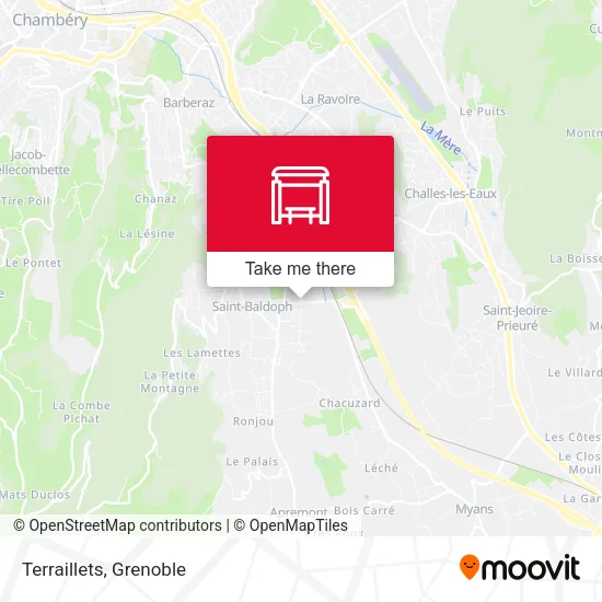 Terraillets map